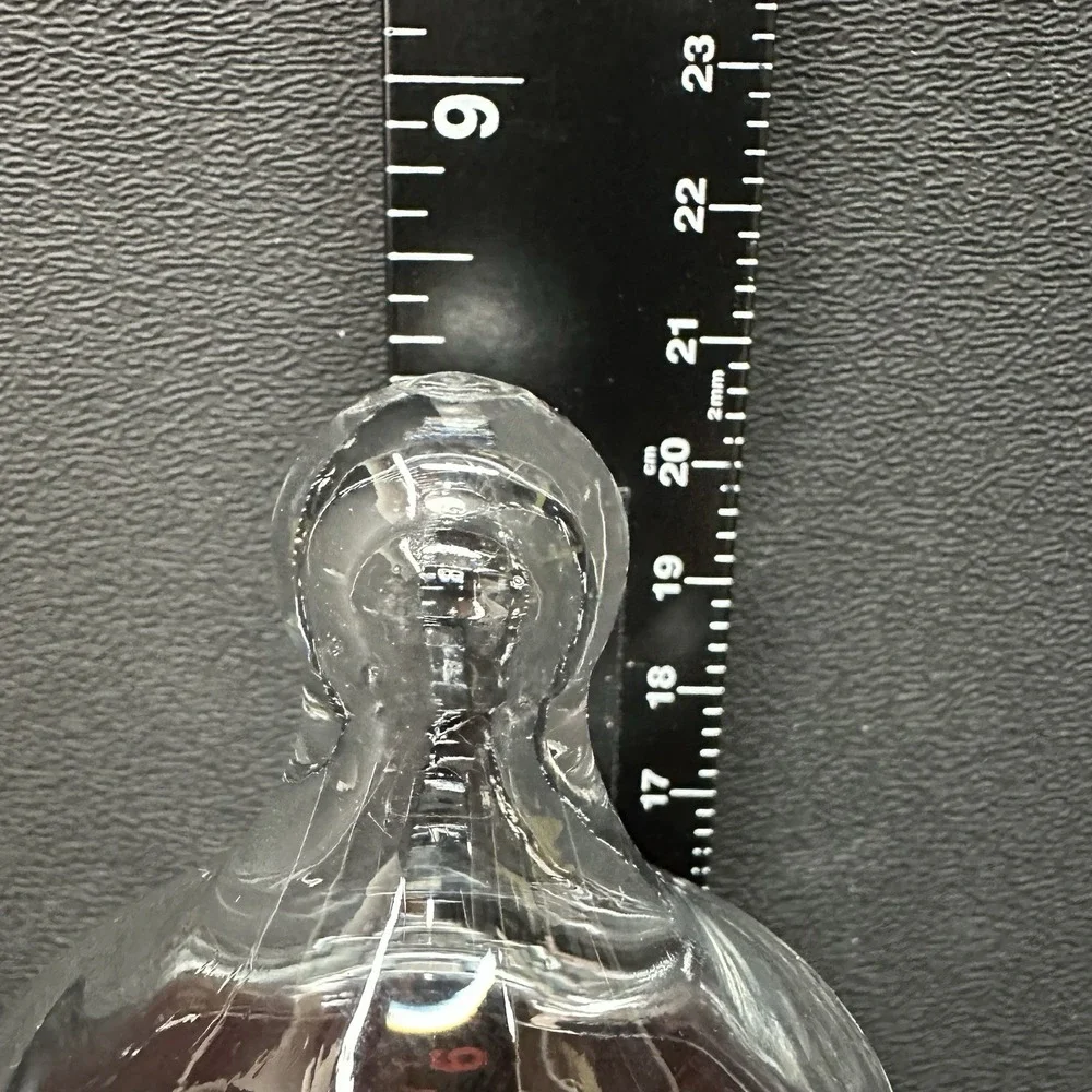 Anchor Hocking Royal Ruby Depression Glass Apothecary Jar With Clear Pedestal.